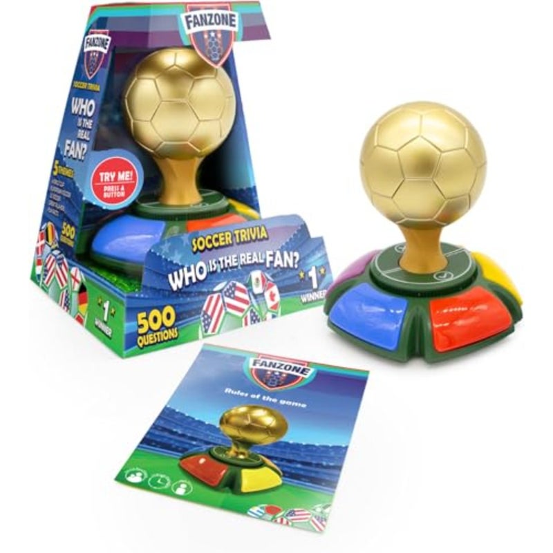 Trivia Game - Who is The Real Fan? Ball Games for Passionate Fans Toys with Virtual Game Master, 2-5 Players Soccer Lovers - Image 3