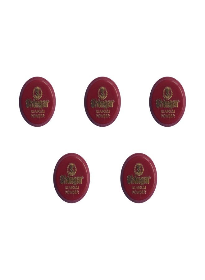 Shingar sindoor Powder| Pack of 5, Deep Red Color | 2.5 gram Each Pack - Image 5