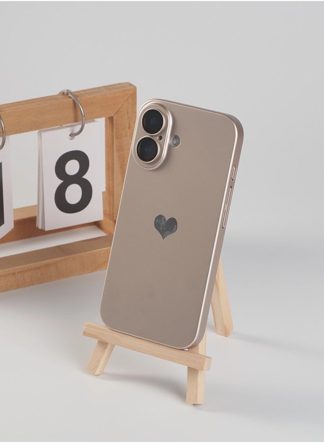 iPhone 16 Plus Case, Cute Love Phone Cases Cover with Camera Lens Protector