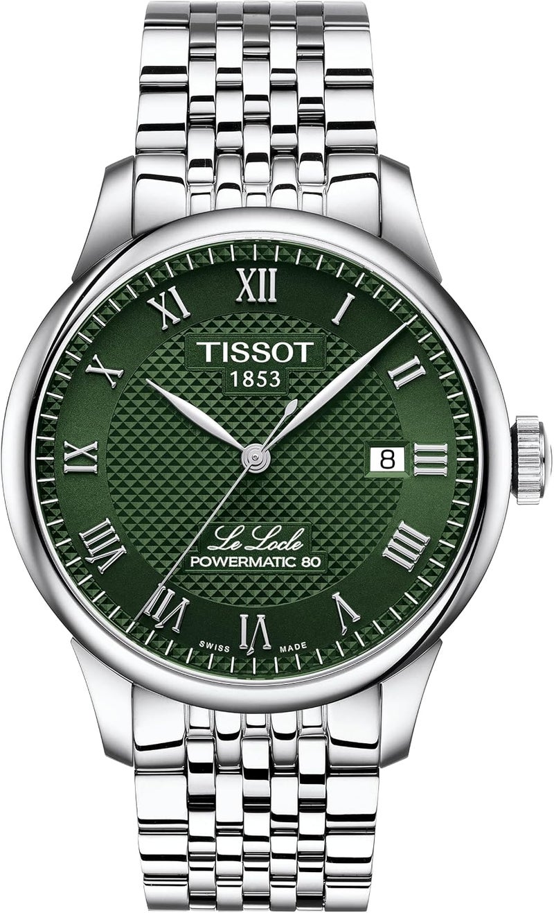 Tissot Le Locle Automatic Green Dial 39mm Men's Watch - Image 1