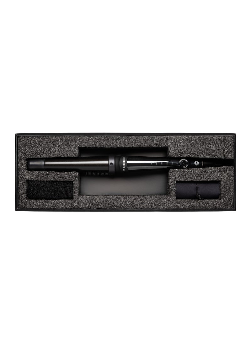 HH Simonsen - HH Simonsen ROD Curling Iron VS4 - Touch Handle - Perfect for soft curls - Touch function - Temperature from 110-210° C - Ceramic Teflon coating - Ergonomic handle - Barrel size 25 - 32 mm - Image 1