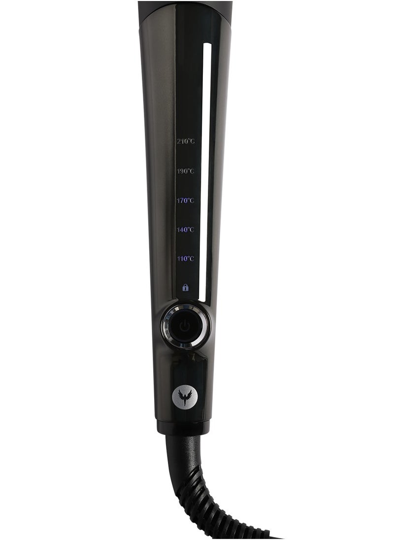 HH Simonsen - HH Simonsen ROD Curling Iron VS4 - Touch Handle - Perfect for soft curls - Touch function - Temperature from 110-210° C - Ceramic Teflon coating - Ergonomic handle - Barrel size 25 - 32 mm - Image 1