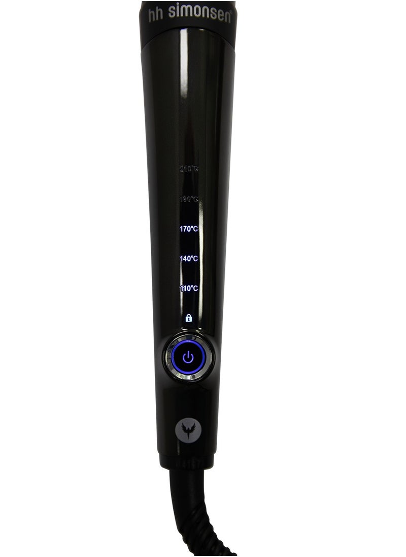 HH Simonsen - HH Simonsen ROD Curling Iron VS4 - Touch Handle - Perfect for soft curls - Touch function - Temperature from 110-210° C - Ceramic Teflon coating - Ergonomic handle - Barrel size 25 - 32 mm - Image 1