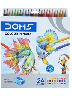 DOMS 24-Piece Colour Pencils Multicolour  - Image 1