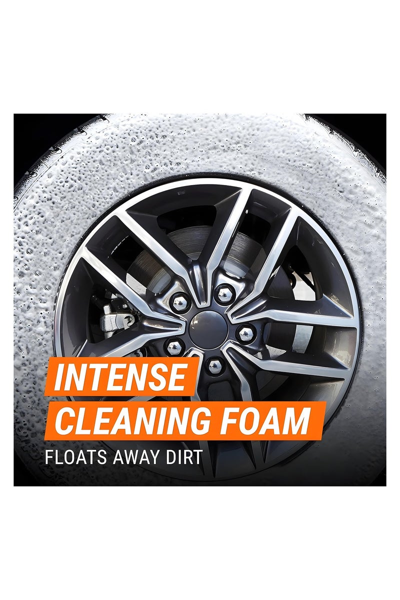 مجموعة منظف الإطارات الرغوي من سافي واكس مع فرشاة تنظيف العجلات - رغوة قوية، تُعيد للإطارات مظهرها الأسود، سهلة الاستخدام، لا تحتاج إلى فرك، مثالية للعناية السريعة بالإطارات - Image 5