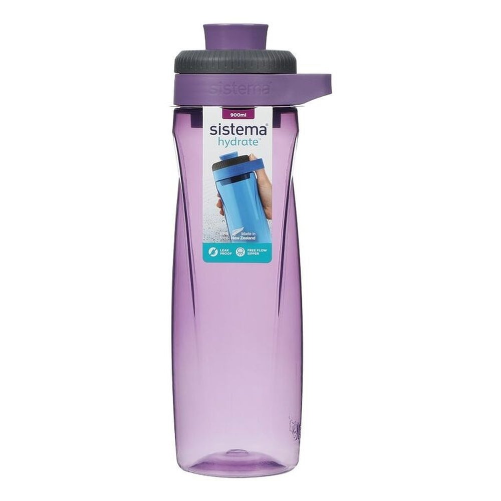 Sistema - Twist N' Chug Bottle 900 ML - Purple - 8507