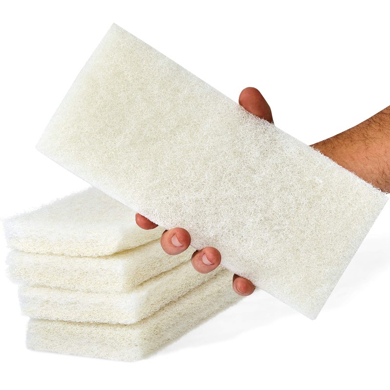 Mop Mob NonScratch Super LongLasting Scrubbing Pad 5 pk 10x45in Best Reusable Multipurpose Scouring Sponge for Home Surfaces Perfect Pro Grade MultiSurface Scrubber Pads for LightDuty Indoor Cleaning