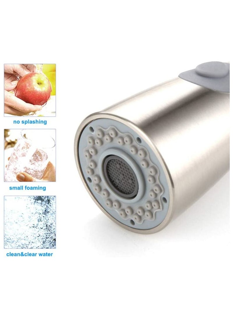 إيروريكس حنفيات مطبخ قابلة للسحب من جولسكي مع حنفيات حوض الحمام البخاخ وضعين للرش 360 درجة حنفية مياه من الفولاذ المقاوم للصدأ قابلة للدوران - Image 3