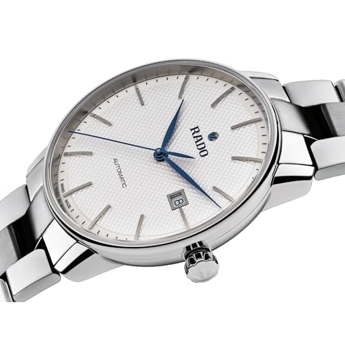 Rado Unisex Coupole Classic Stainless Steel Swiss Automatic Watch, White (R22876013) - Image 2