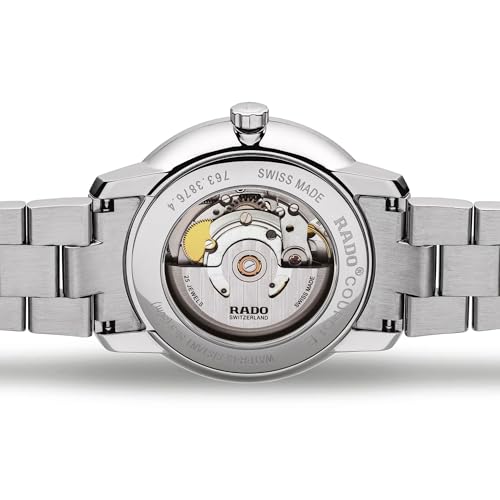 Rado Unisex Coupole Classic Stainless Steel Swiss Automatic Watch, White (R22876013) - Image 3