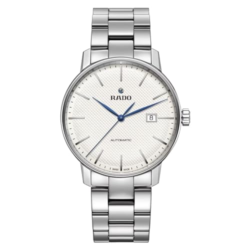 Rado Unisex Coupole Classic Stainless Steel Swiss Automatic Watch, White (R22876013) - Image 1