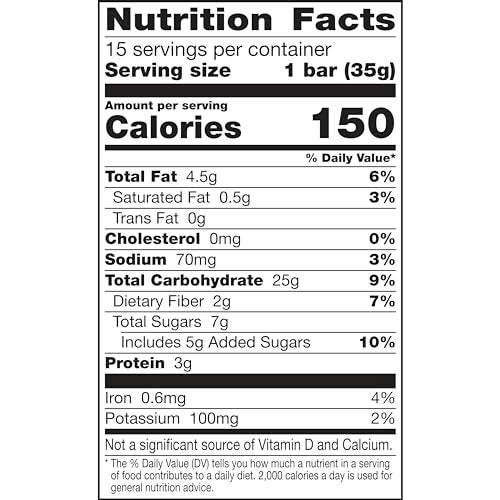 Nature Valley Chewy Fruit & Nut Trail Mix Granola Bars, Almond Raisin & Cranberry with Whole Grain Oats, No Artificial Flavors or Colors, No High Fructose Corn Syrup, On-the-Go Snack, 15 Bars 18 oz - Image 5