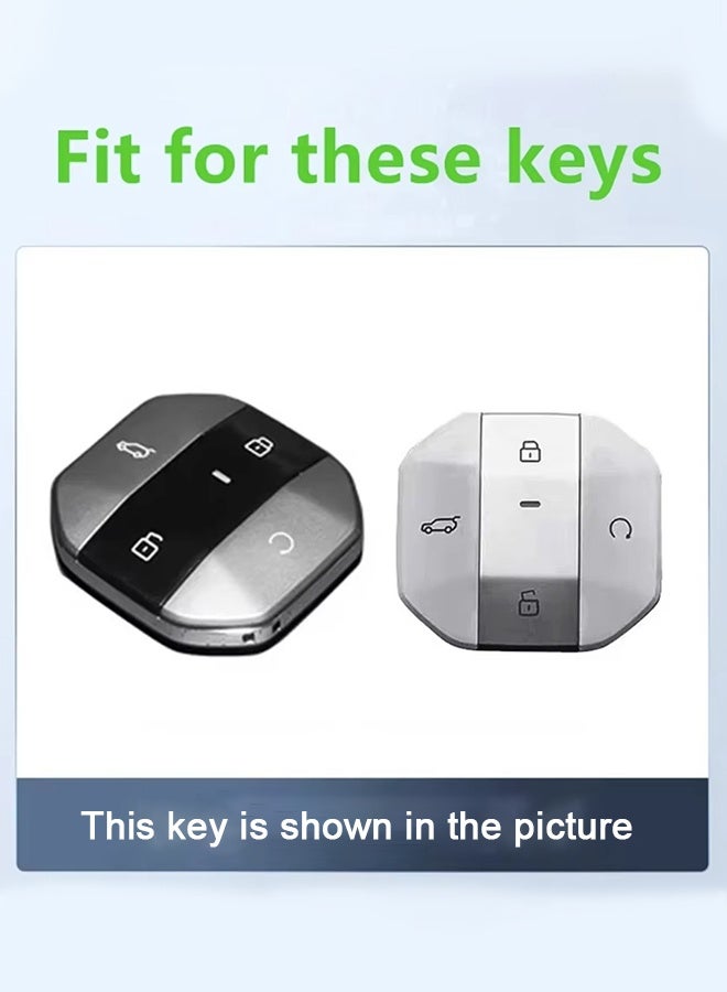 حافظة مفاتيح من جلد الزنك والزنك لسيارة شيري جيتور ترافيلر 2025، جيتور T2 T1، غطاء كامل، سلسلة مفاتيح، ملحقات داخلية - Image 2