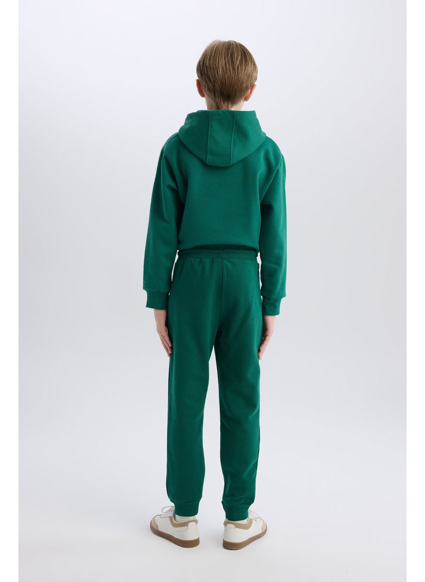 DeFacto - Boy Printed Waist Tie Elastic Leg Pocket Jogger Sweatpants - Image 1
