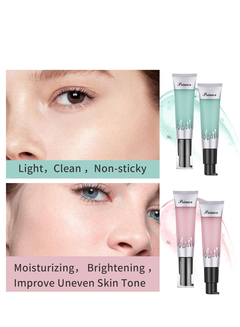 KASTWAVE 2Pcs Primer for Face Foundation, Hydrating Face Primer, Primer Face Makeup, Makeup Primer, Gel Long-Wear Primer Foundation Face Moisturizes Makeup for Smoothing Skin, Gripping Makeup - Image 3