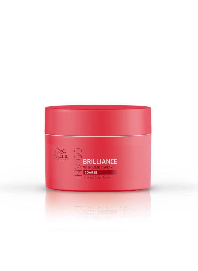 Wella Professionals Wella Professionals Invigo Brilliance Hair Mask for Coarse Colored Hair| Conditioning Treatment| Color Vibrancy Mask | 5.07 Fl Oz  - Image 1