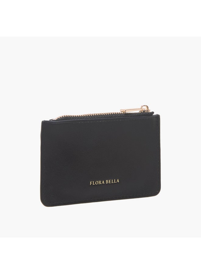 Flora Bella By Shoexpress Women Solid Wallet with Zip Closure  - Image 2