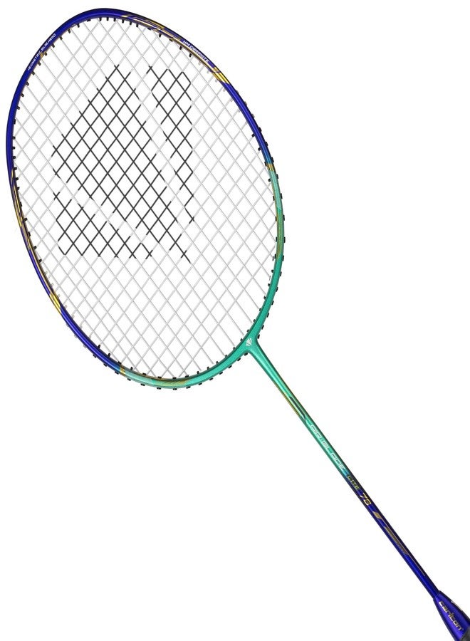 Carlton Airblade M24 Graphite Badminton Racket with Full Cover (Strung) - Lightweight Graphite Frame - Includes Badminton Racket with Cover - Pack of 1 (Green) - Image 2