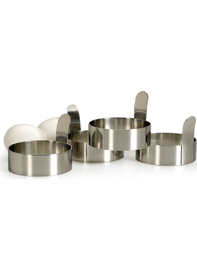 Nar Kalıp Narkalıp Round Omelette and Crepe Baking Mold 4 Pieces  - Image 1