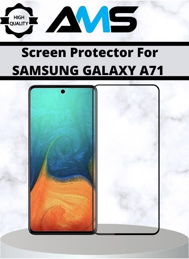 AMS - Tempered Glass Screen Protector For SAMSUNG GALAXY A71 - Image 1