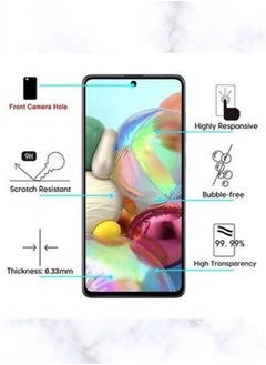 AMS Tempered Glass Screen Protector For SAMSUNG GALAXY A71  - Image 3