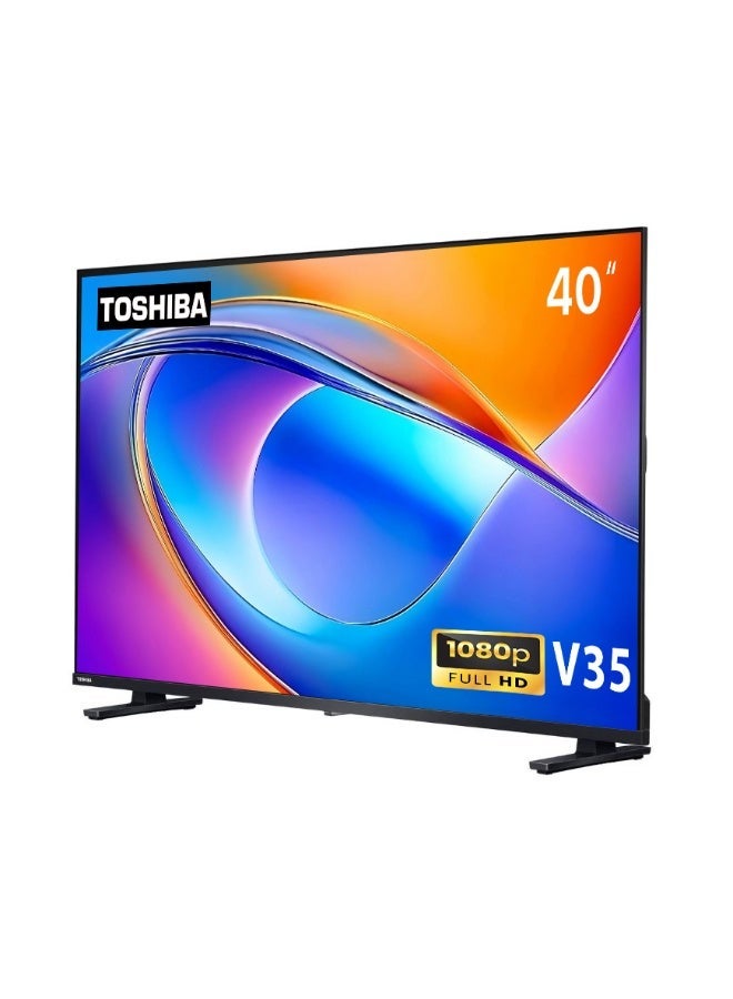 Toshiba 40" HD Smart LED TV - 40V35RP | REGZA Engine & VIDAA OS 40V35RP black - Image 2