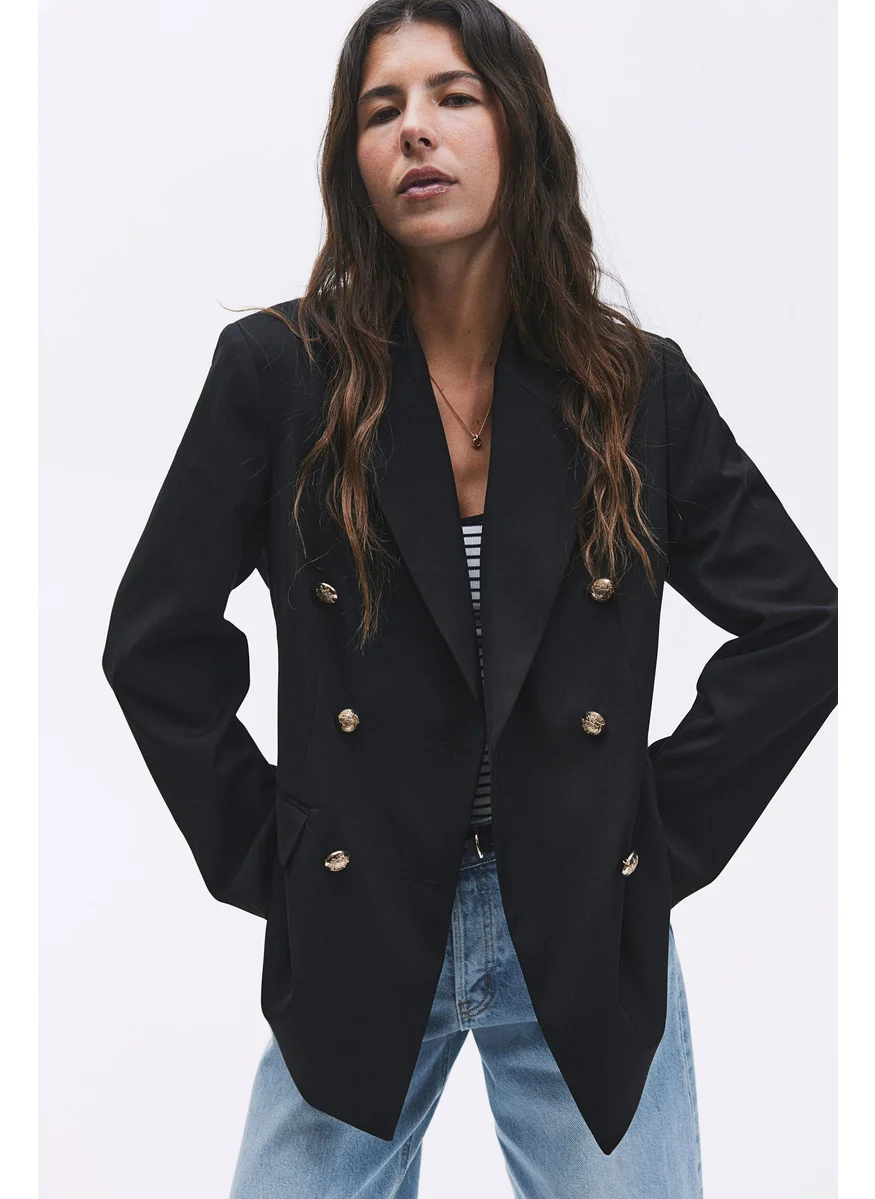 اتش اند ام Double-Breasted Blazer