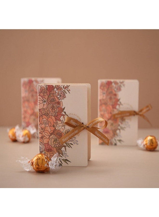 10pcs Book-Shaped Wedding Candy Boxes with Floral Design & Ribbon – Elegant and Creative Paper Gift Boxes for Chocolate, Sweets & Small Favors | Perfect for Weddings, Anniversaries, Birthdays, Valentine’s & Special Events | Decorative Treat Packaging - Image 4