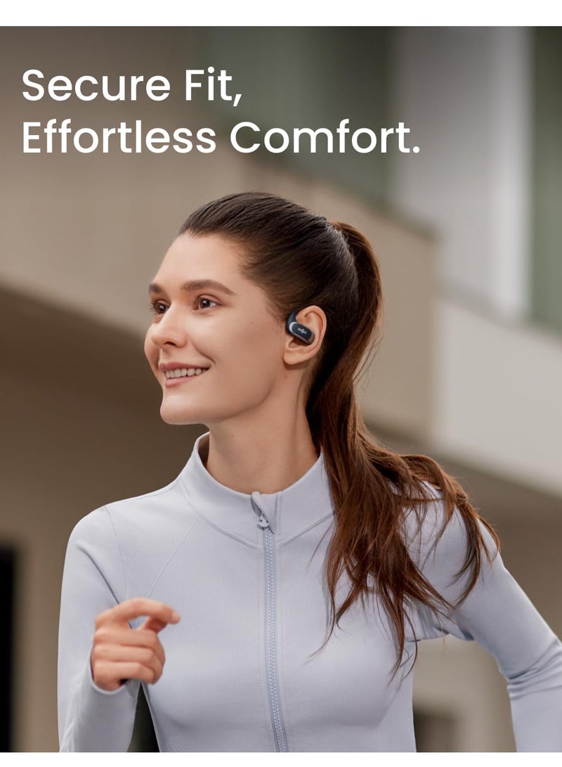 شوكز سماعات رأس لاسلكية OpenFit air، سماعة رأس رياضية بتقنية التوصيل العظمي مع ميكروفون، وقت تشغيل يصل إلى 6 ساعات ومقاومة للماء IP55 للجري والتمرين وركوب الدراجات - Image 2