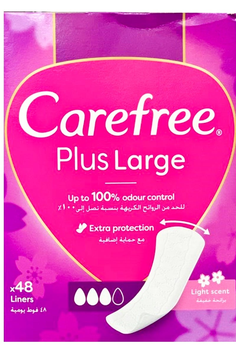 كيرفري بلس  فوط  كبيرة الحجم، عطر خفيف - عبوة من 48 قطعة (قد يختلف شكل العبوه) - Image 1