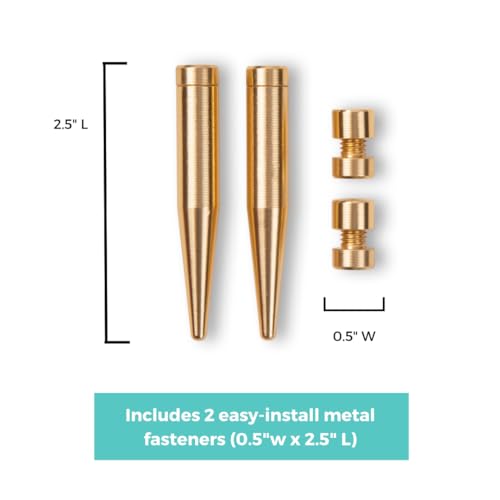 Wexel Art 5x7" Clear UV Grade Acrylic Tabletop Floating Picture Frame Display with Gold Hardware for Art and Photos - Image 5