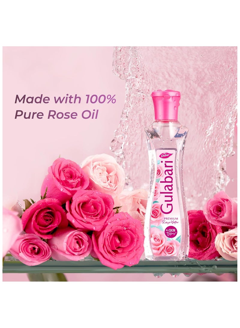 Dabur Gulabari Premium Rose Water Facial Cleansing Toner 2 X 250ml - Image 4