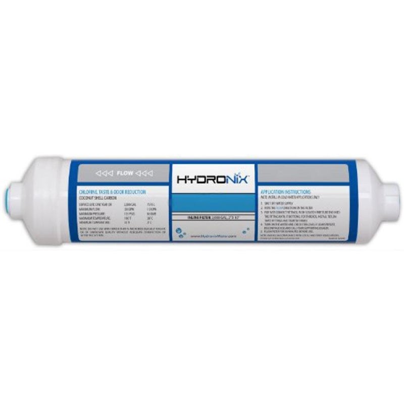 Hydronix ISF-10 Inline Sediment Water Filter for Pre Filtration, 2" x 10", 1/4" NPT Ports - Image 4