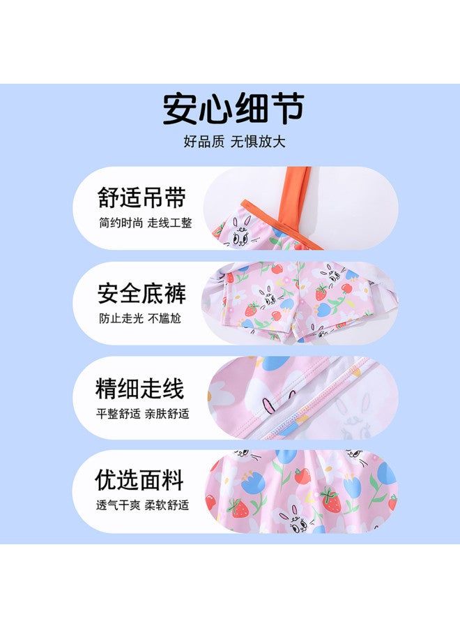 YouYou Children's Two-piece Swimwear For Girls 2025 Hot Spring Swimsuit Cute Baby Princess Dress Swimwear - Image 5
