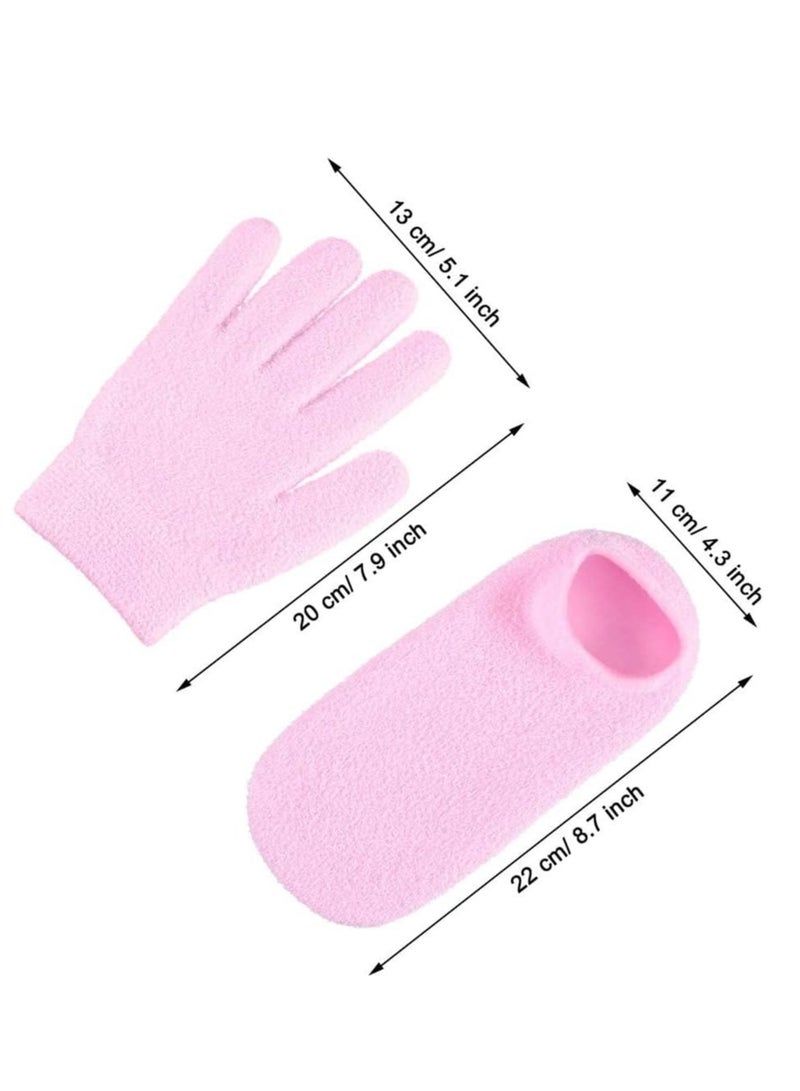 Generic Moisturizing Silicone Gloves and Socks Set for Dry Skin and Cracked Heels - Image 2