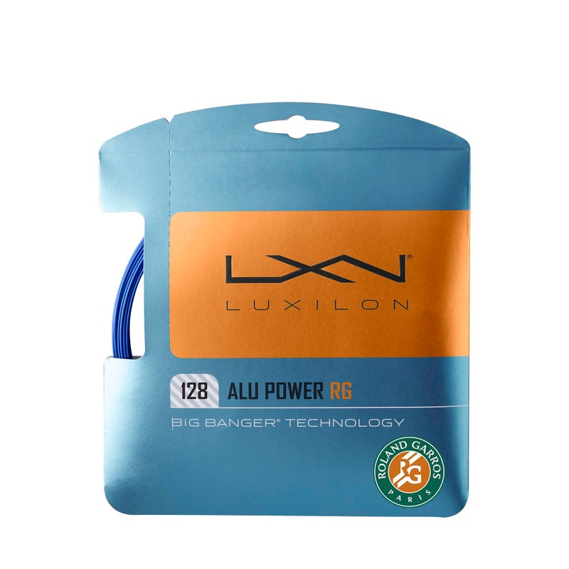 Luxilon Roland-Garros ALU Power 128 Tennis Strings - Set, Blue - Image 4