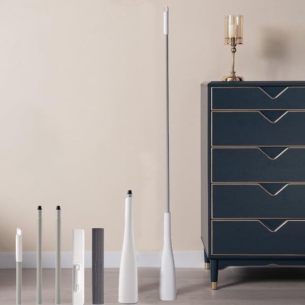 APURK Household Self Squeezing Mop Adjustable Handle Automatic SelfWringing Easy Clean Roller HandsFree Squeezing Wet and for Kitchen Bathroom Floor Tiles Marble Cleaning Tools Pack of 1 - Image 2