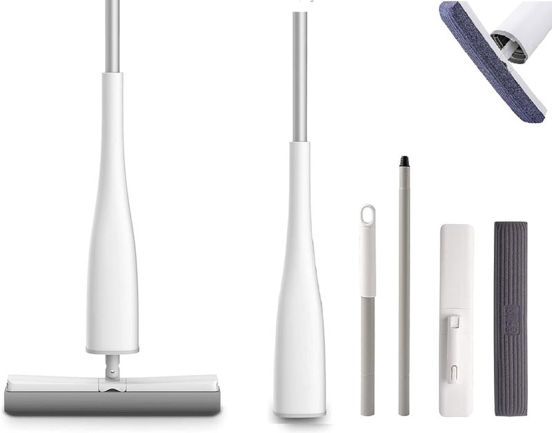 APURK Household Self Squeezing Mop Adjustable Handle Automatic SelfWringing Easy Clean Roller HandsFree Squeezing Wet and for Kitchen Bathroom Floor Tiles Marble Cleaning Tools Pack of 1 - Image 1