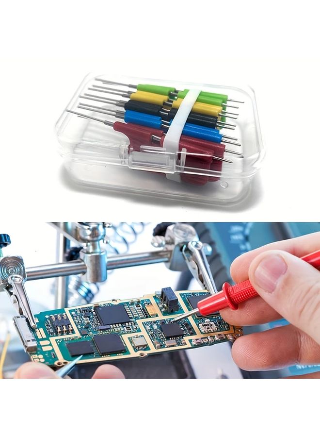 10pcs Ultra Small Test Clips Set SMD Gripper IC Hooks Precision Electrical Testing - Image 5