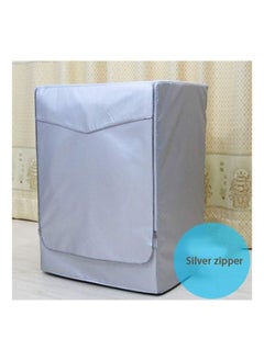 Generic Waterproof Washing Machine Cover Grey Washing machine dust cover Washing machine dust cover depth 51-57cm, capacity 7-7.5 kg  - Image 5