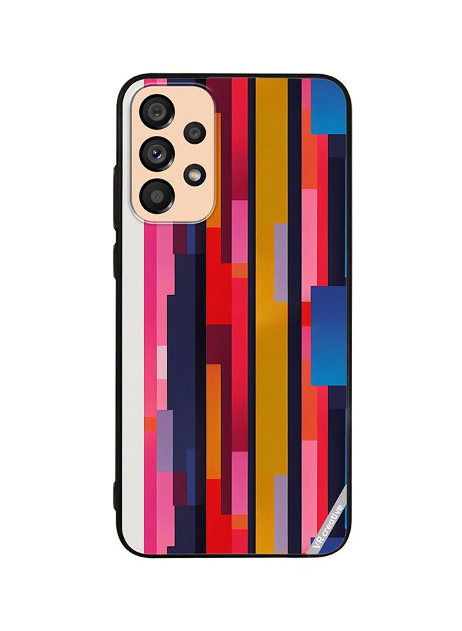 VR CREATIVE Protective Case Cover For Samsung Galaxy A73 5G Abstract Pattern 3D Design Multicolour - Image 1