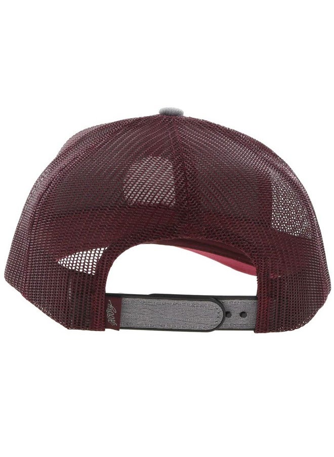 قبعة بيسبول HOOEY للرجال بشعار Cayman Flex-Fit Mesh Back باللون الرمادي مقاس واحد  - Image 5