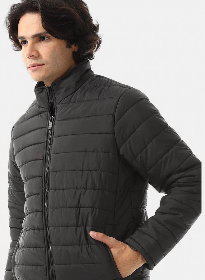 Andora جاكيت بومبر بسحاب من البوليستر المبطن - Image 2