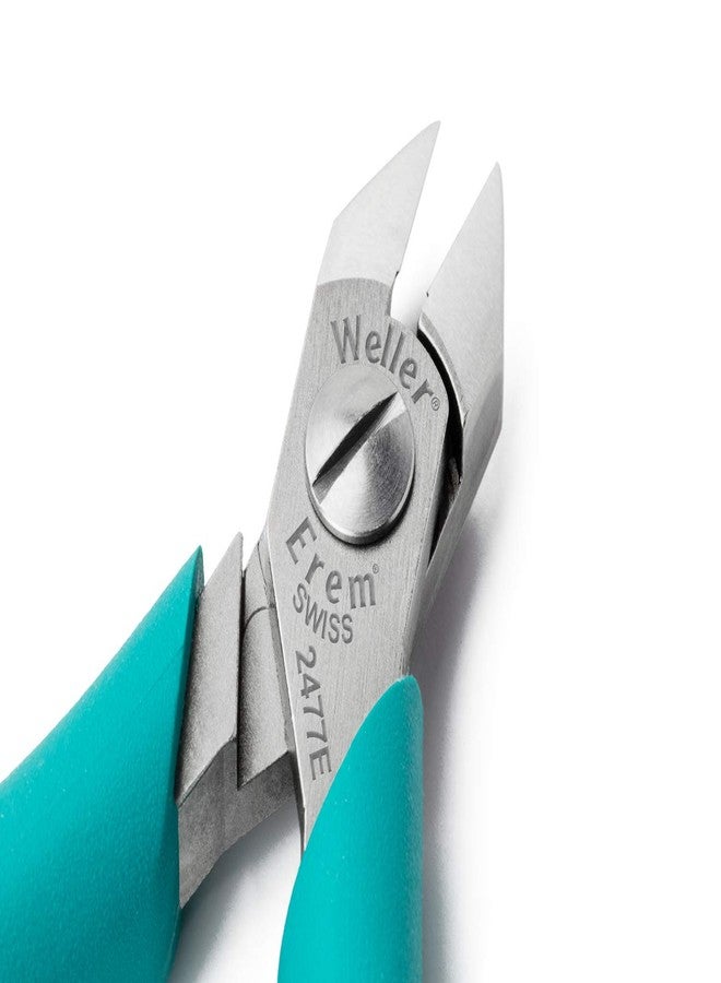 Erem Weller Erem 2477E 5 Small Oval Head Full Flush Cutter with Ergonomic Handles - Image 2