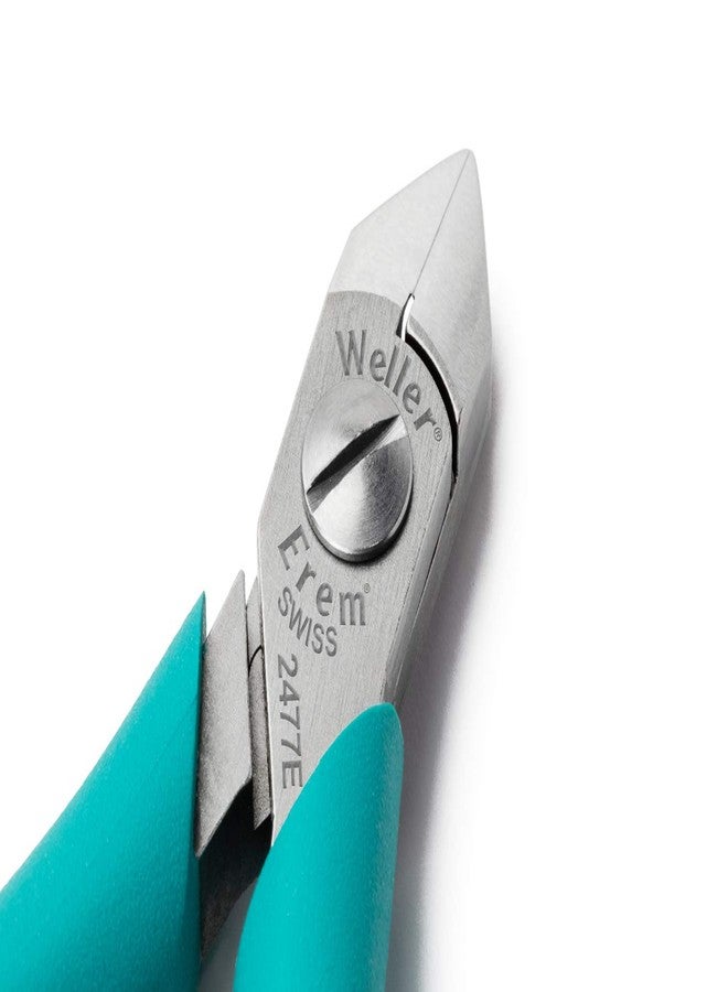 Erem Weller Erem 2477E 5 Small Oval Head Full Flush Cutter with Ergonomic Handles - Image 3