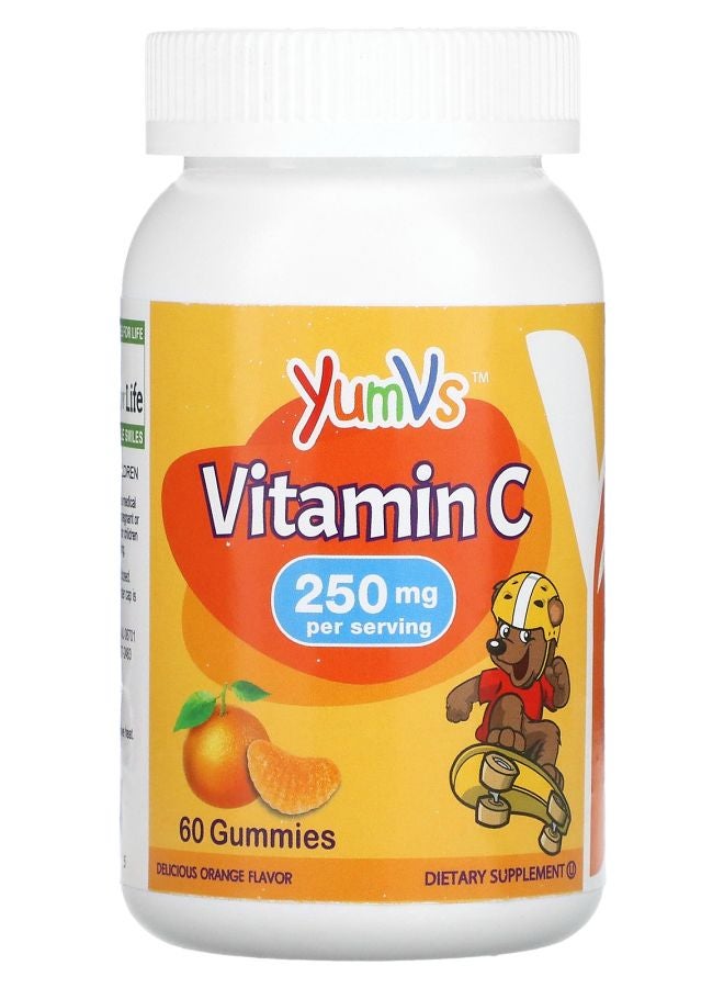 Kids Vitamin C Delicious Orange 250 mg 60 Gummies