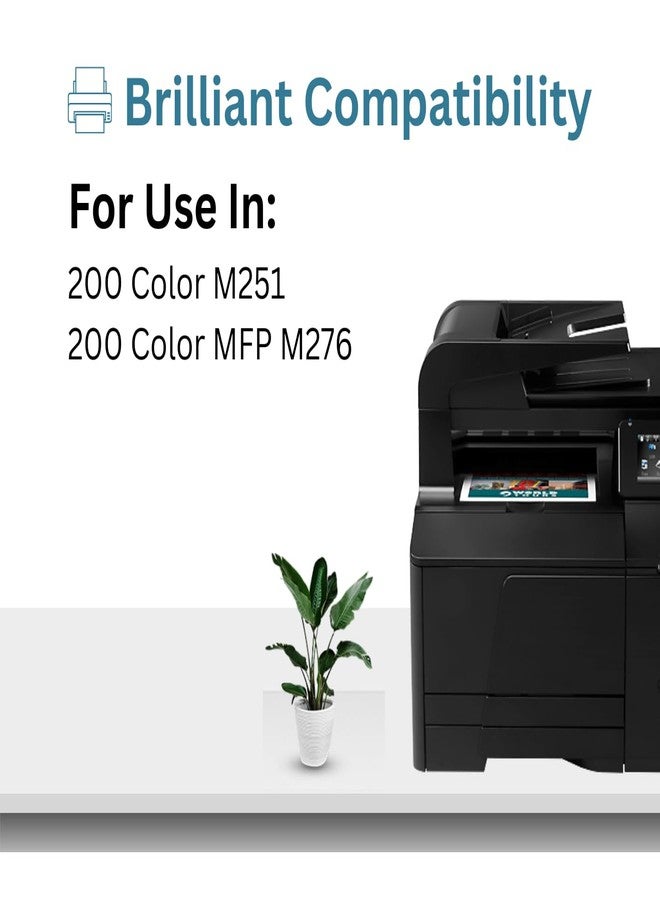 Print Page 131A Toner Cartridge Compatible for Color LJ Pro Printers M251, MFP M276 (131A - 4 Color Combo) - Image 2