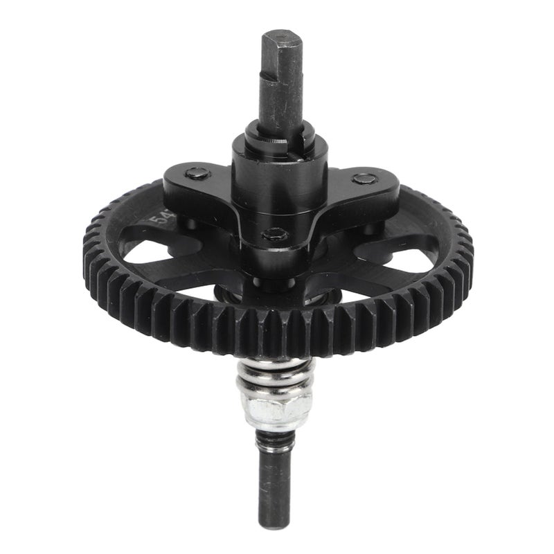 Differential Slipper Clutch 54T Aluminum Steel Differential Gear Slipper Clutch for Traxxas Slash 4x4 1/10 RC Car Black - Image 1