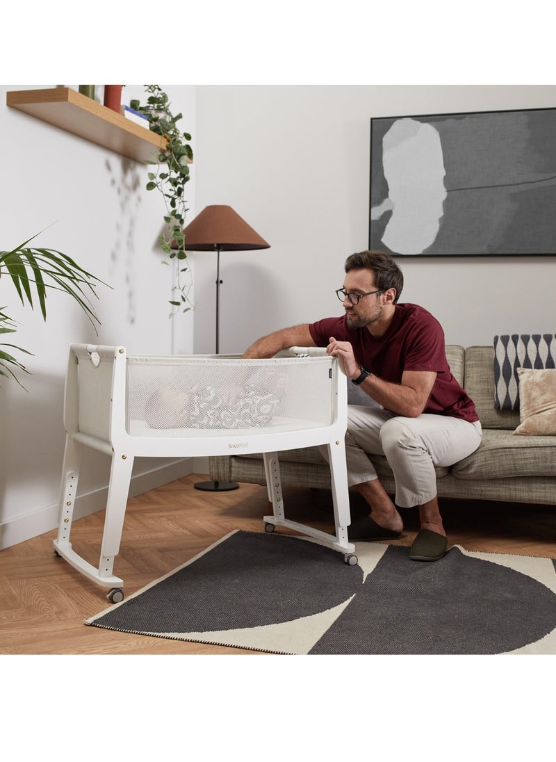 SnuzPod Studio Bedside Crib - Paris