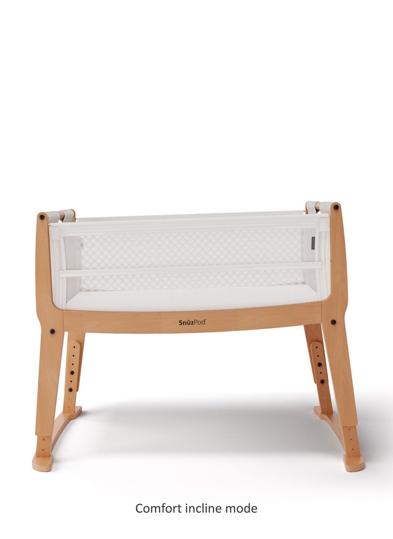 SnuzPod Studio Bedside Crib - Paris